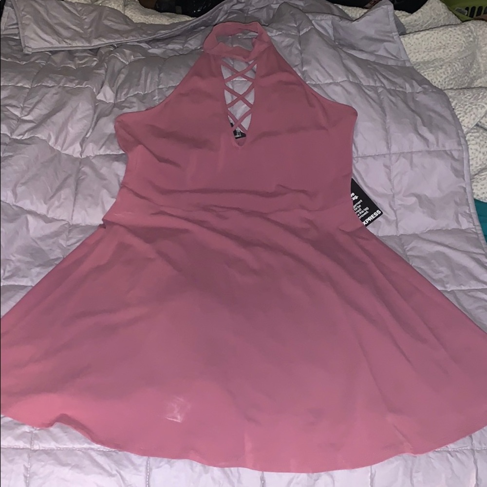 Women’s express flare dress.